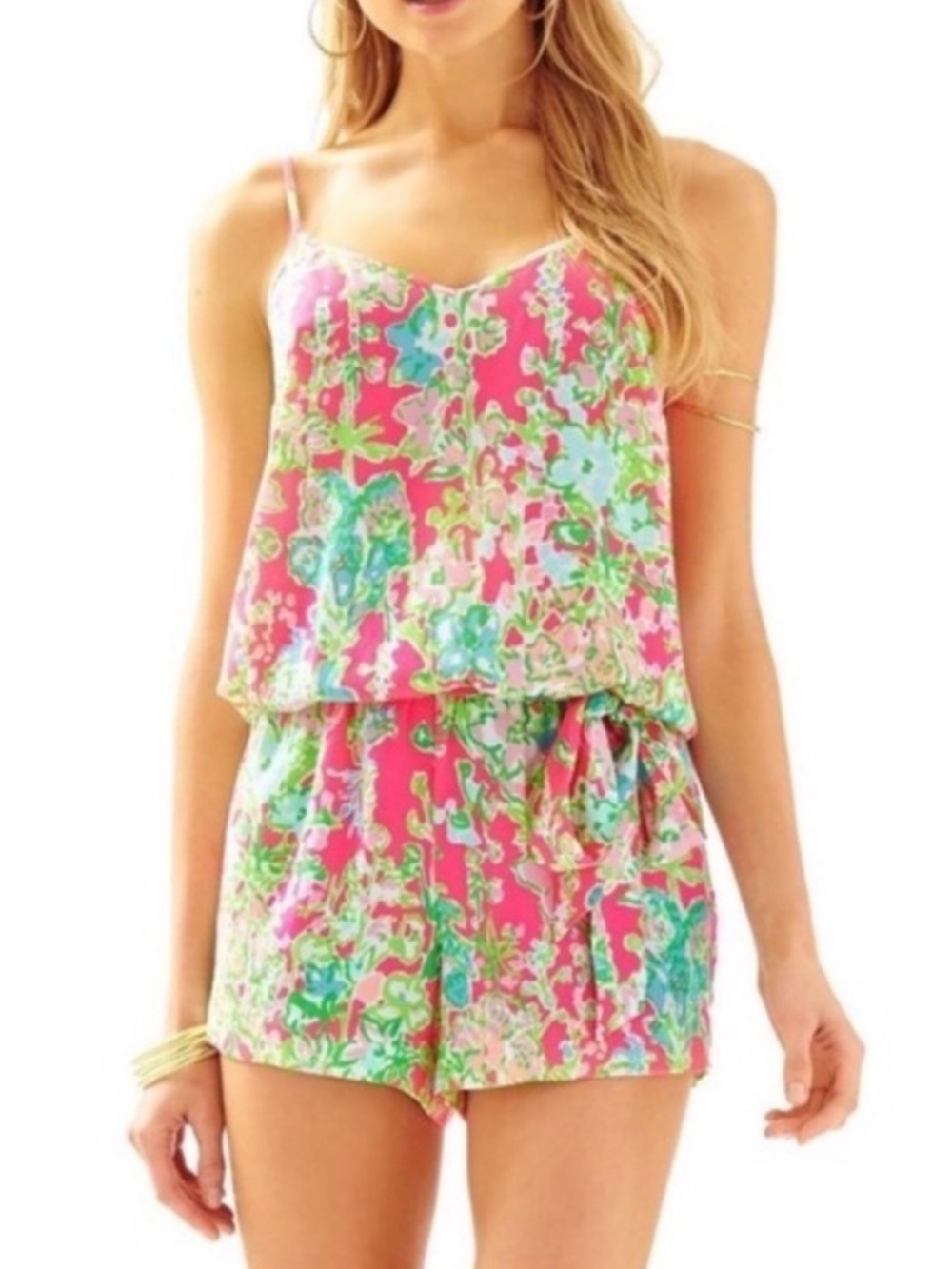 Lily Pulitzer Deanna Southern Charm romper M